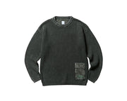 Libéraiders vêtements teints Crewneck